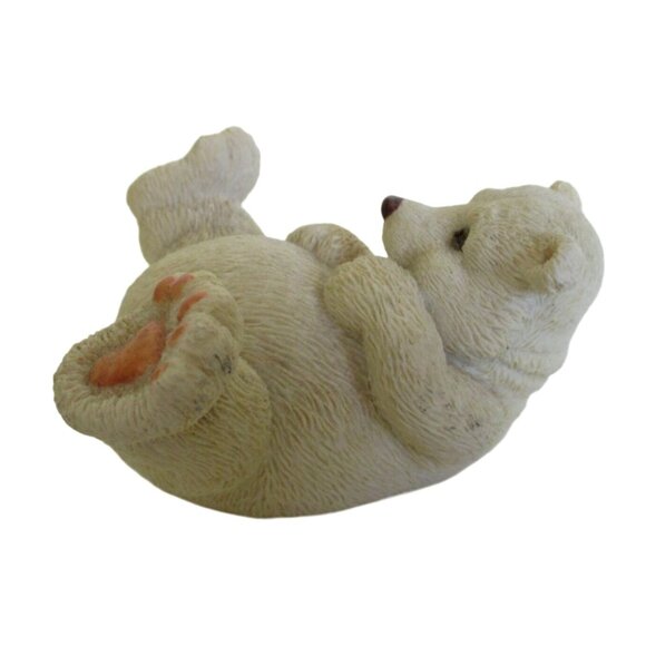 Playful Polar Bear Figurine - Animal Nature Figure - Home Decor - Picture 4 of 7